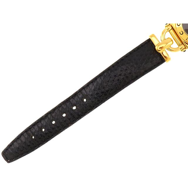 GUCCI グッチ ホースビット 6300L 腕時計 GP GP/本革 ブラック