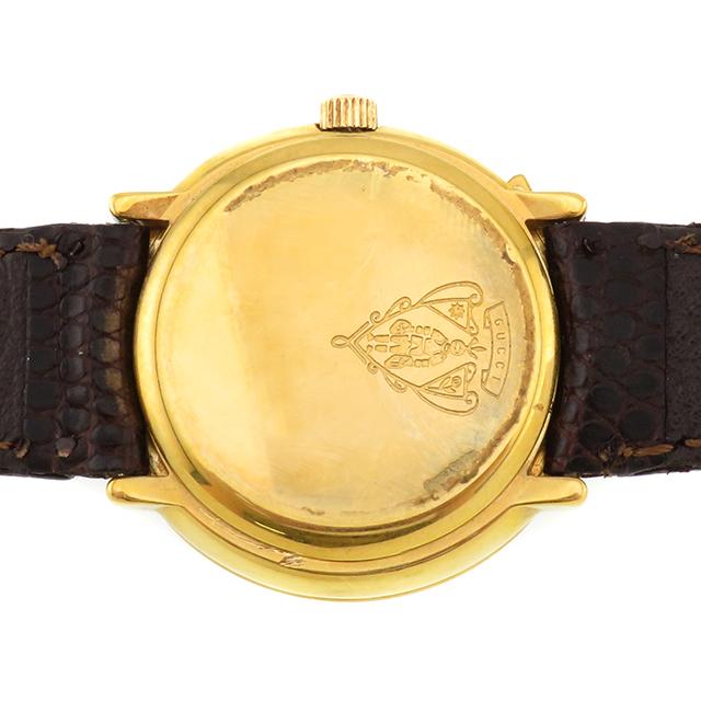 GUCCI（グッチ） Gウォッチ 腕時計 ゴールドメッキ/本革 ゴールド文字