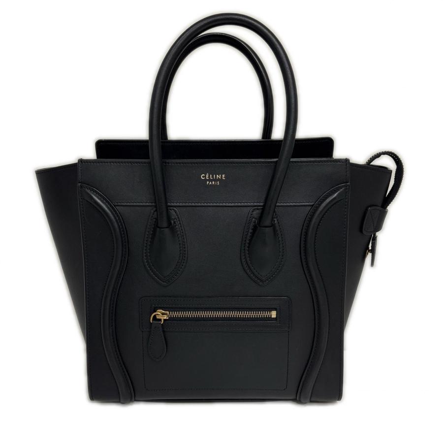 CELINE（セリーヌ） ラゲージ マイクロショッパー ハンドバッグ カーフ