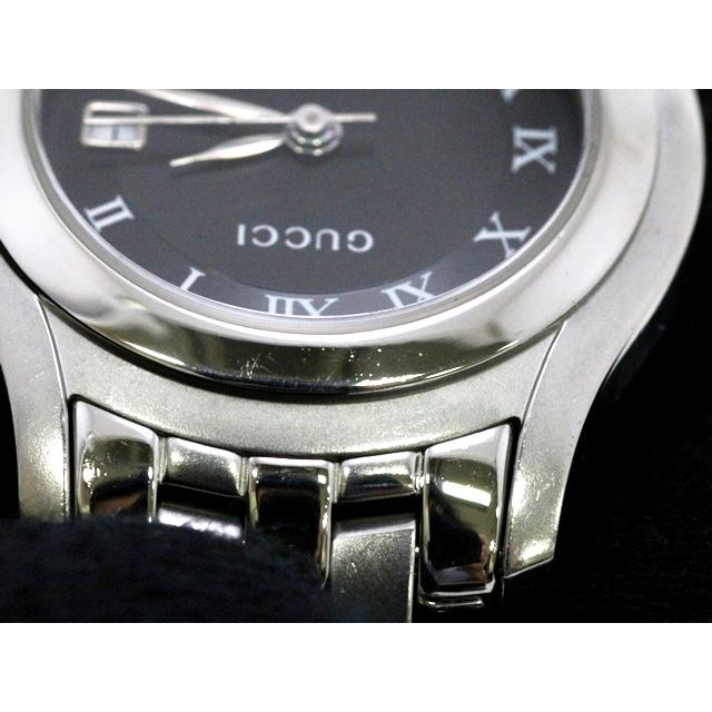GUCCI（グッチ） 5500L 腕時計 ステンレス クオーツ ブラック文字盤