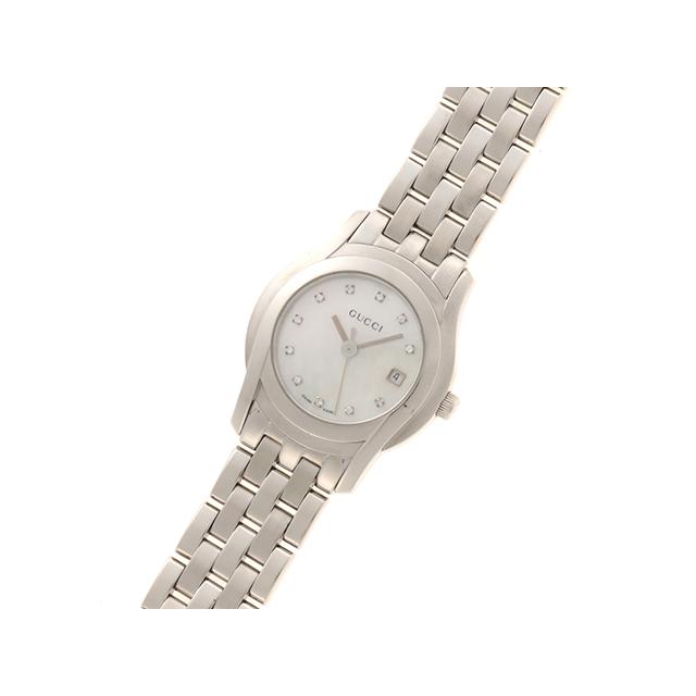 GUCCI（グッチ） 5500L YA055501 腕時計 ステンレススチール ホワイト