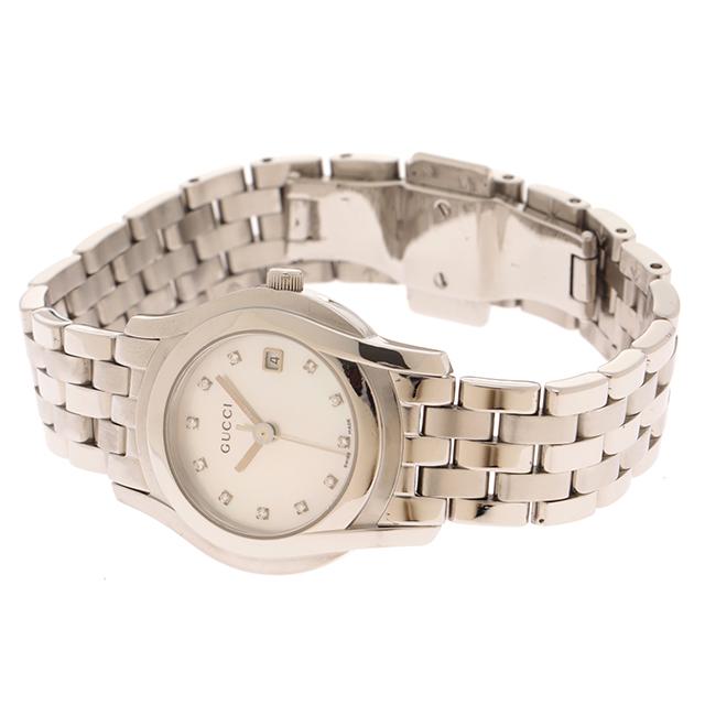 GUCCI（グッチ） 5500L YA055501 腕時計 ステンレススチール ホワイト
