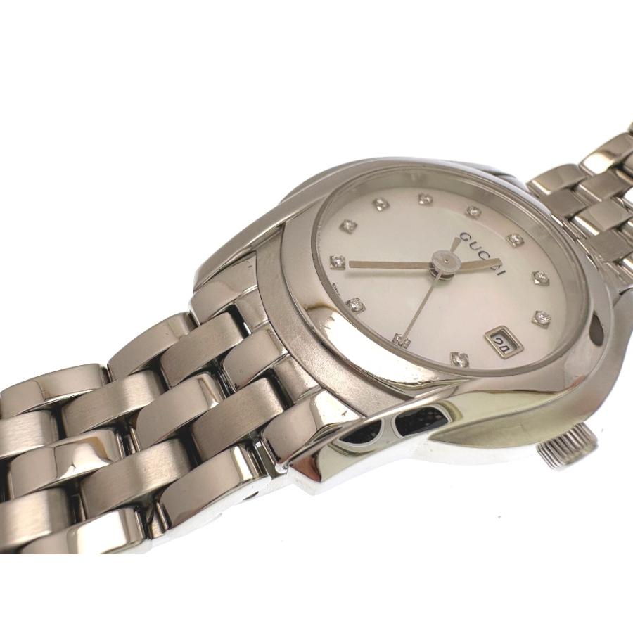 GUCCI（グッチ） 5500L YA055501 腕時計 ステンレススチール ホワイト