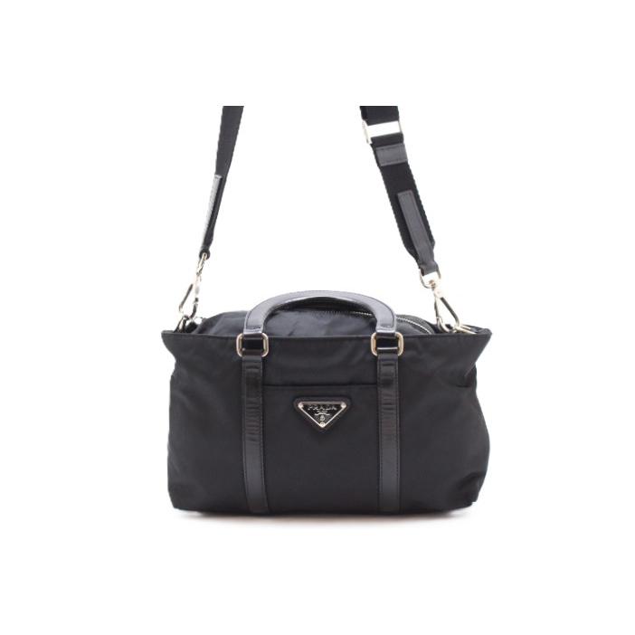 PRADA（プラダ） 2WAYミニバッグ ブラック ナイロン/レザー ショルダー