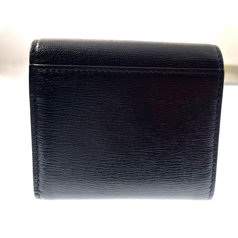 BVLGARI（ブルガリ） バッグ B-zero1 三つ折財布 ブラック レザー