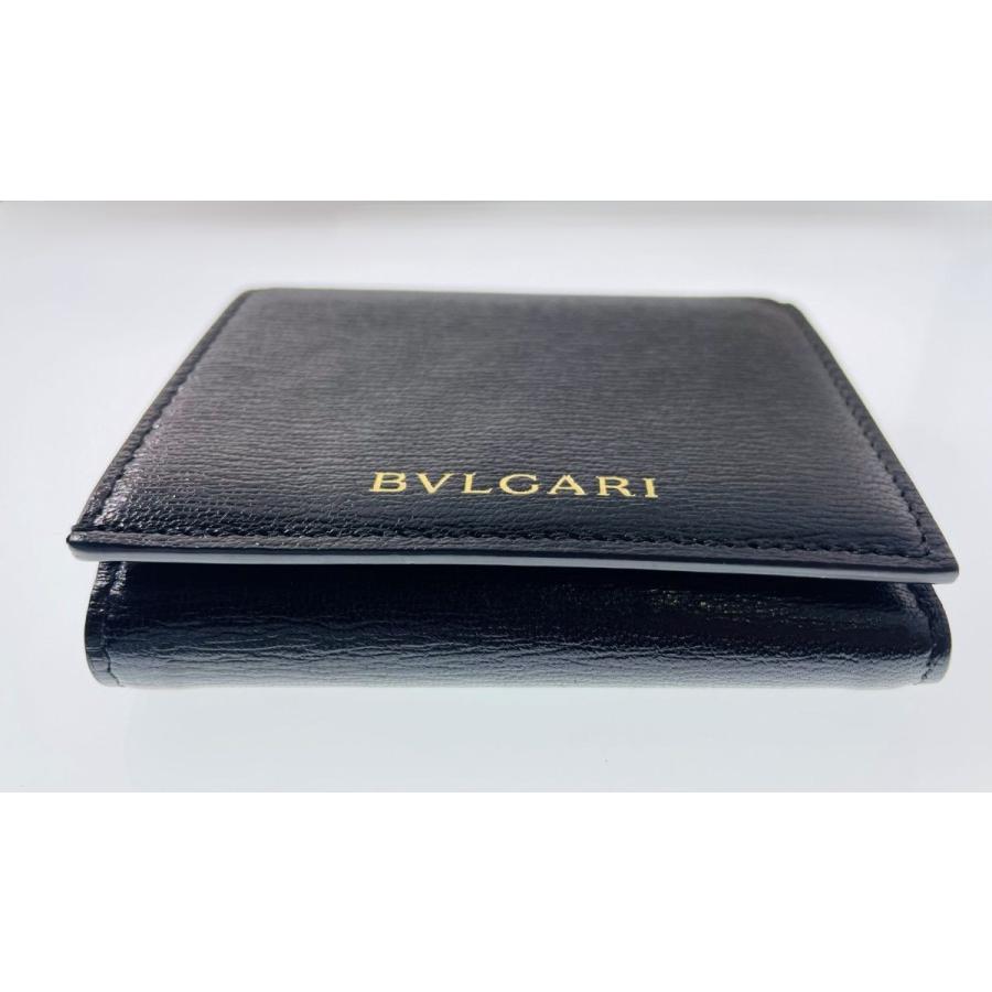 BVLGARI（ブルガリ） バッグ B-zero1 三つ折財布 ブラック レザー