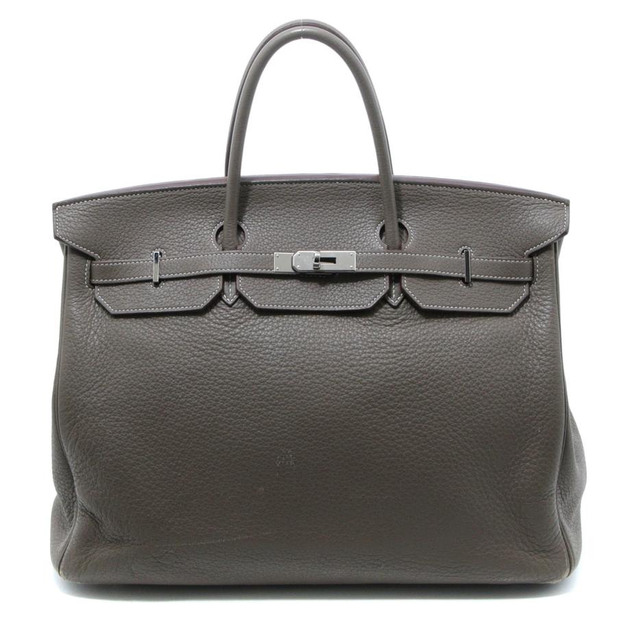 HERMES（エルメス） バーキン40 エトゥープ/SV ハンドバッグ トリヨン 