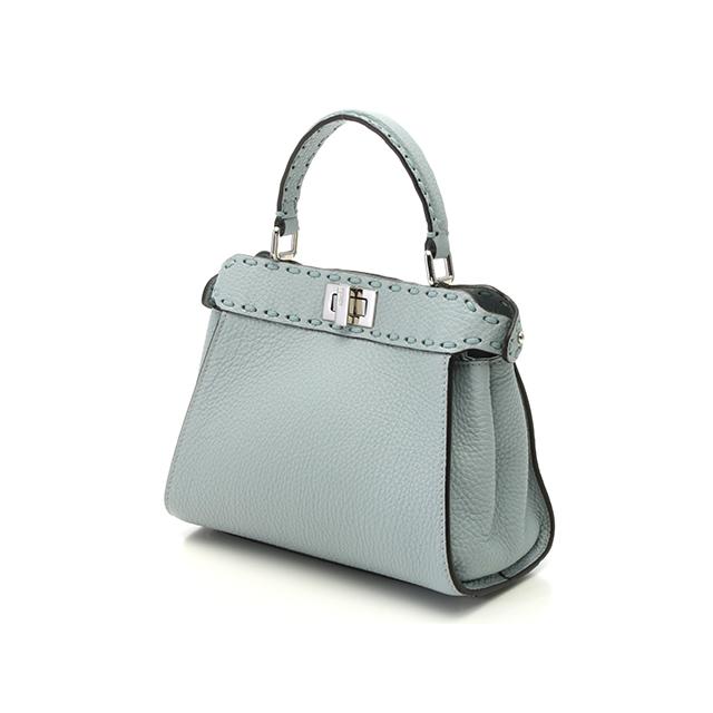 FENDI（フェンディ） セレリア ミニピーカブー ライトブルー レザー