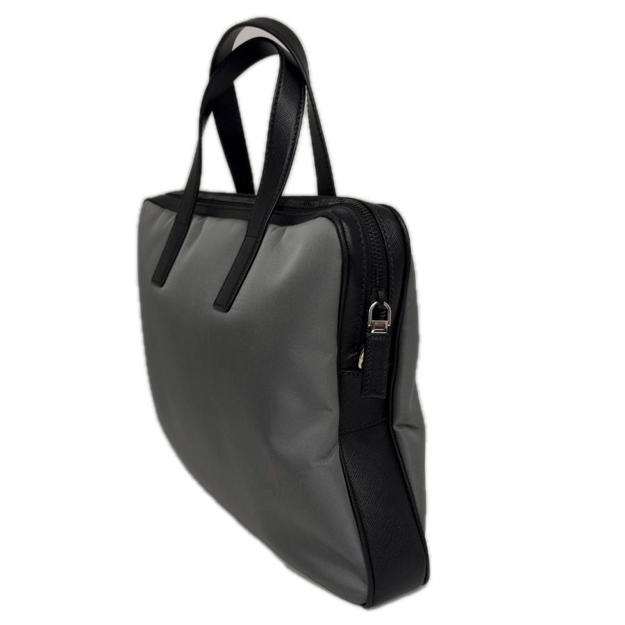 PRADA サフィアーノレザー ビジネスバッグ グレー PRADA（プラダ） ビジネスバッグ ハンドバッグ ブリーフケース