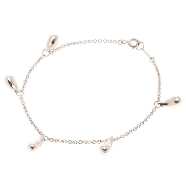 美品 TIFFANY&CO ティアドロップ 5ピース シルバー ブレスレット TIFFANY&Co.（ティファニー） 5ティアドロップブレスレット
