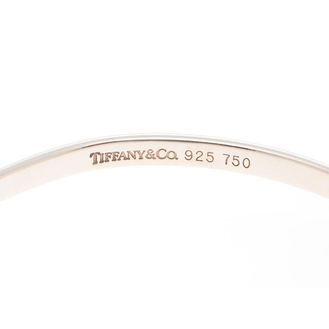 Tiffany & Co. フラットワイヤーブレス　バングル シルバー925 TIFFANY&Co.（ティファニー） フラットワイヤーBL/SV/YG/9.3g バングル