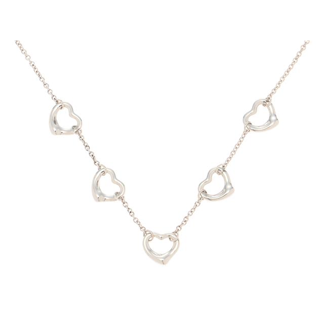 Tiffany & Co. シルバーオープン ハートネックレスM 中古 TIFFANY&Co.（ティファニー） 5オープンハートネックレス ネックレス