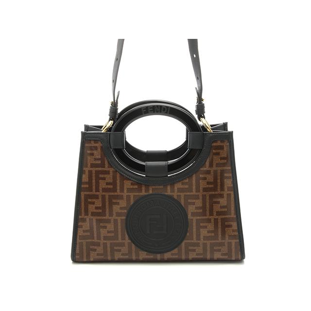 FENDI（フェンディ） ズッカ ラナウェイ ショッパー 8BH353 ショルダー 