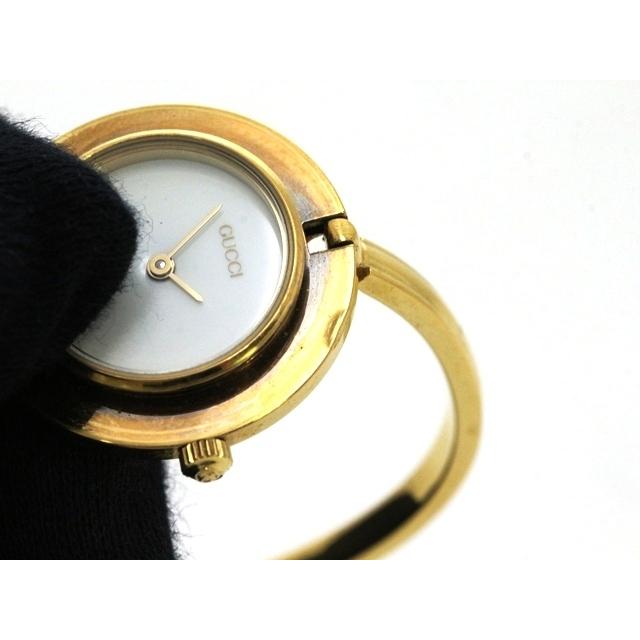 GUCCI（グッチ） チェンジベゼル 11/12.2 腕時計 GP クオーツ ホワイト
