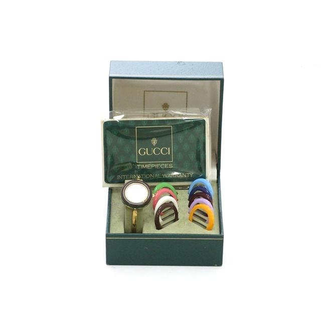 GUCCI（グッチ） チェンジベゼル 時計 11/12.2 腕時計 GP クオーツ