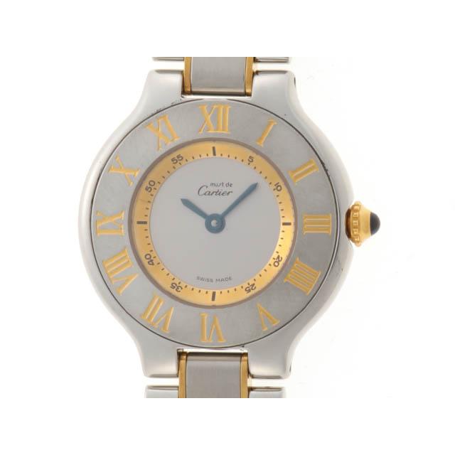 Cartier（カルティエ） マスト21 SM W10073R6 SS/YG クオーツ シルバー