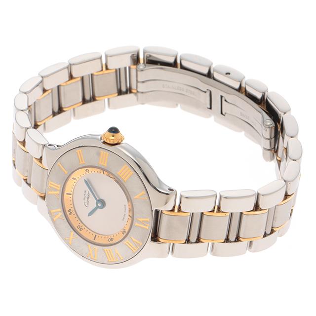 Cartier（カルティエ） マスト21 SM W10073R6 SS/YG クオーツ シルバー