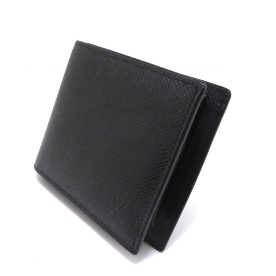 ルイヴィトン 折財布 タイガ ノワール ポルトフォイユ マルコ NM 2198 LOUIS VUITTON（ルイ・ヴィトン） ポルトフォイユ・マルコNM タイガ