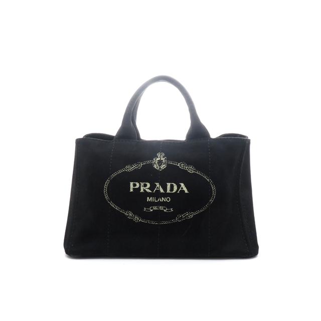 PRADA（プラダ） カナパ ブラック キャンバス1BG439 ハンドバッグ