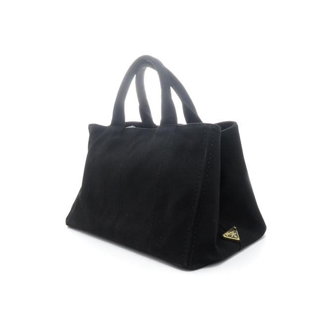 PRADA（プラダ） カナパ ブラック キャンバス1BG439 ハンドバッグ