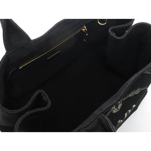 PRADA（プラダ） カナパ ブラック キャンバス1BG439 ハンドバッグ