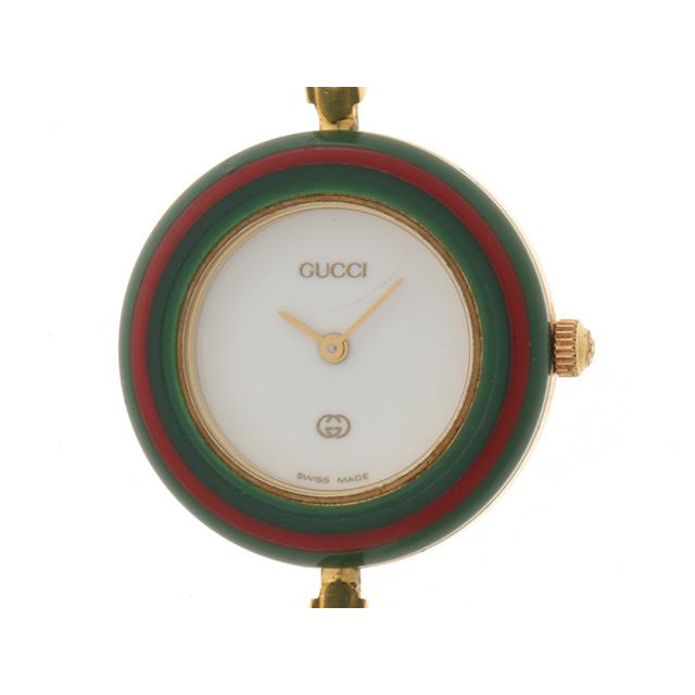 GUCCI（グッチ） チェンジベゼル バングルウォッチ GP/プラスチック