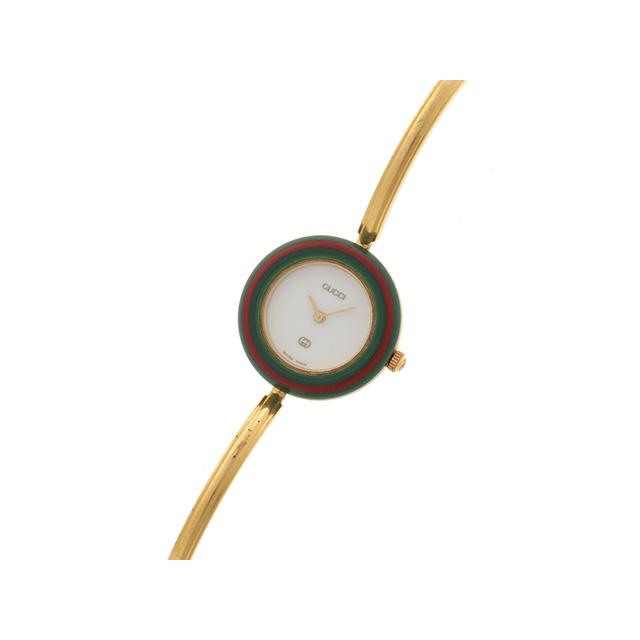 GUCCI（グッチ） チェンジベゼル バングルウォッチ GP/プラスチック