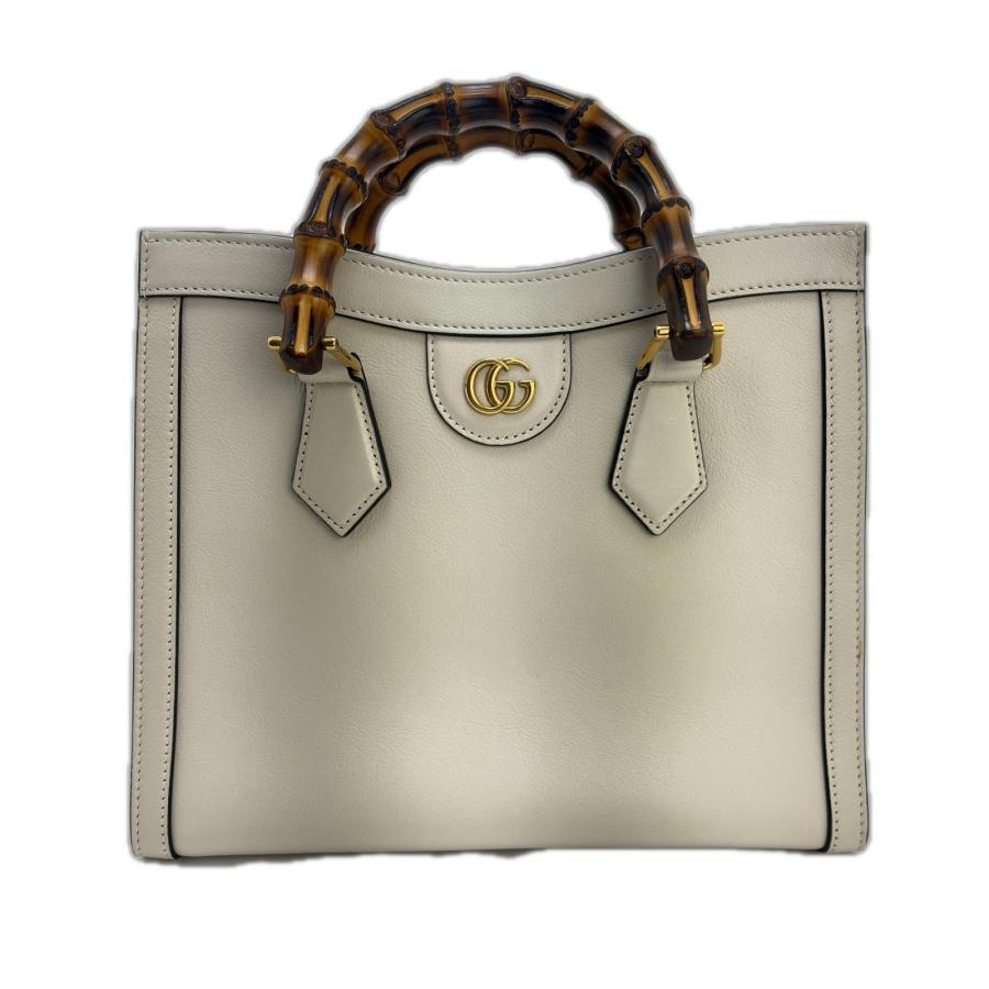GUCCI（グッチ） ダイアナ ミディアム トートバッグ アイボリー 660195