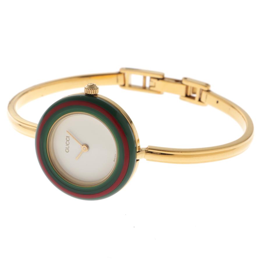 GUCCI（グッチ） チェンジベゼル 11/12.2 腕時計 クォーツ GP/樹脂系