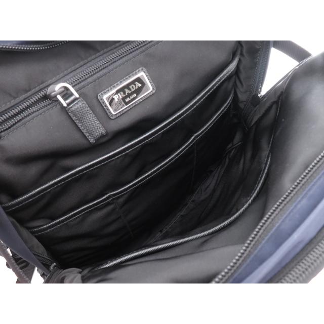 PRADA（プラダ） バックパック ネイビー/ブラック ナイロン