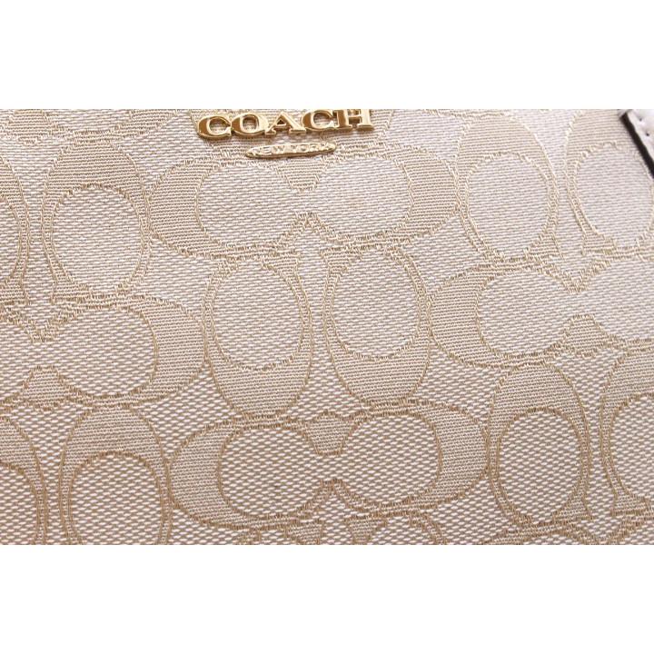 COACH（コーチ） バッグ シグネチャー 2wayバッグ ベージュ/ホワイト