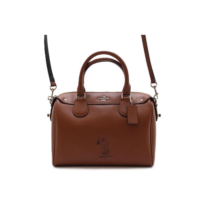 最終価格COACH スヌーピー ミニボストンバッグ 2way COACH（コーチ） バッグ スヌーピーミニベネットサッチェル 2wayバッグ