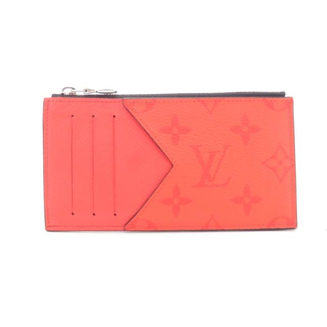 LOUIS VUITTON ルイ・ヴィトン カード・ホルダー タイガラマ ルージュ M30829 カードケース_x000D_
 モノグラムキャンバス レッド レディース【中古】437 LOUIS VUITTON（ルイ・ヴィトン） コインカード・ホルダー タイガラマ