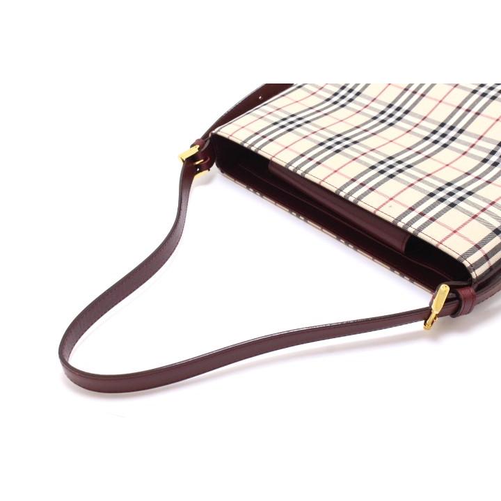 BURBERRY（バーバリー） ノバチェック ショルダーバッグ キャンバス