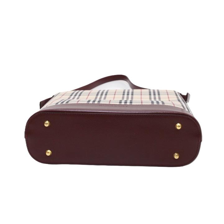 BURBERRY（バーバリー） ノバチェック ショルダーバッグ キャンバス