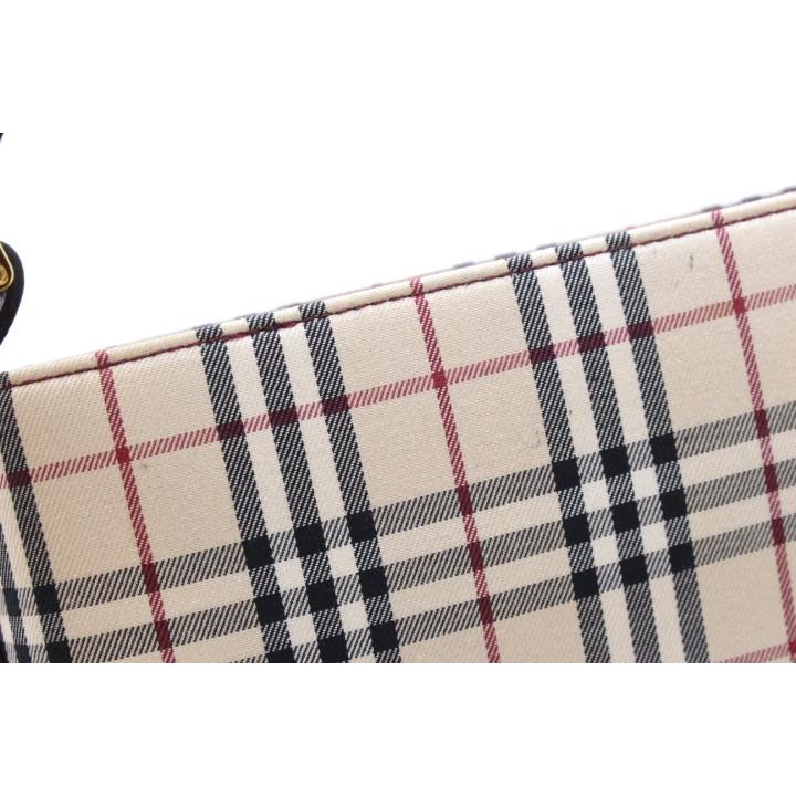 BURBERRY（バーバリー） ノバチェック ショルダーバッグ キャンバス 