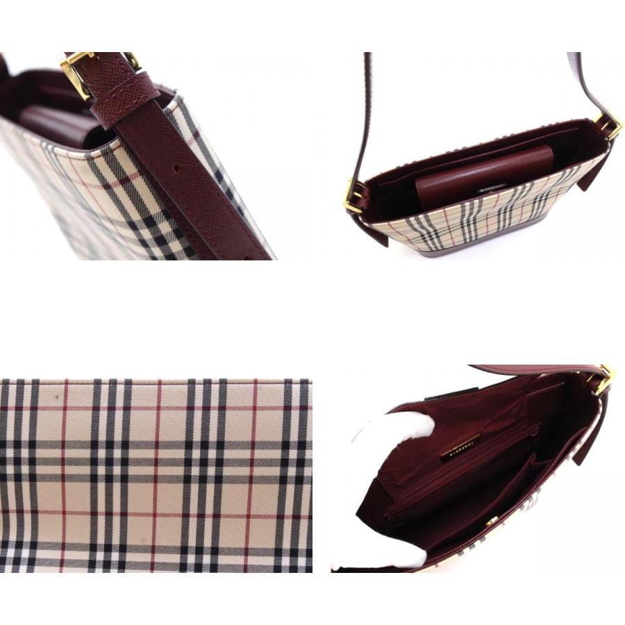 BURBERRY（バーバリー） ノバチェック ショルダーバッグ キャンバス 