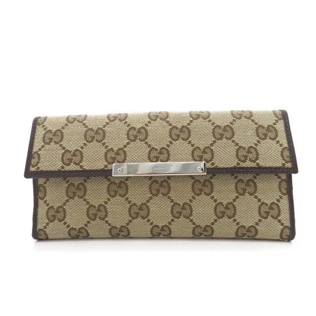 GUCCI（グッチ） サイフ メタルバー GG Wホック 長財布 112715 GG 