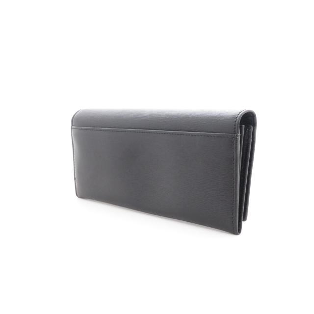 GUCCI（グッチ） インターロッキングG 二つ折ZIP長財布 ブラック 