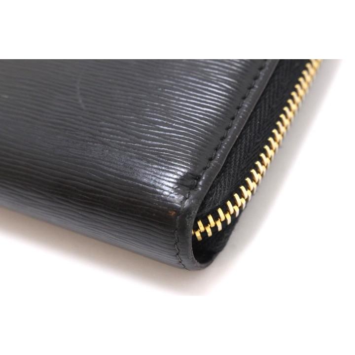 PRADA（プラダ） ラウンド長財布 ブラック ヴィッテロムーブ 長財布