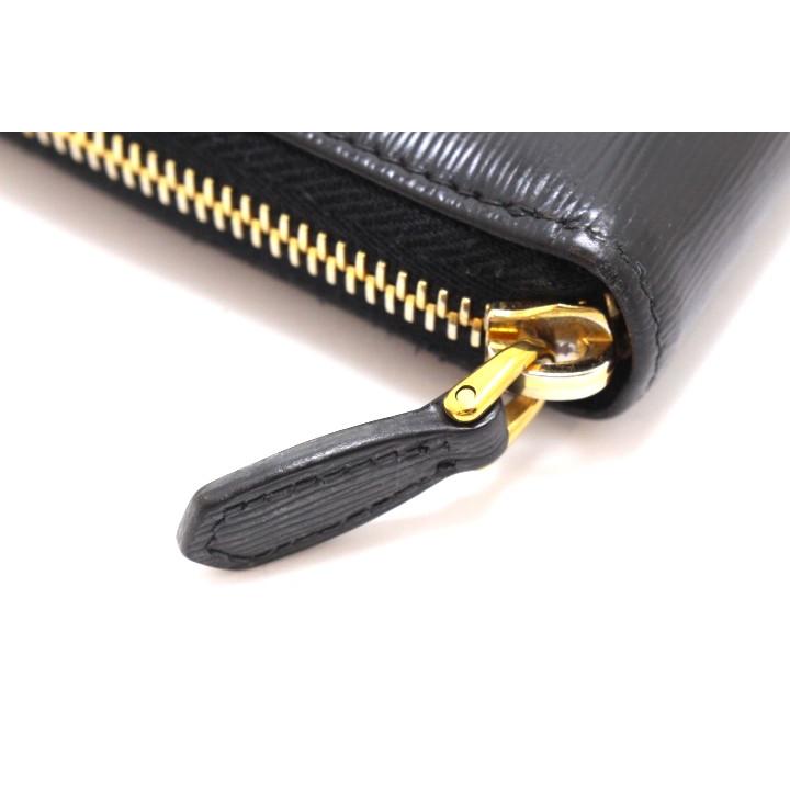PRADA（プラダ） ラウンド長財布 ブラック ヴィッテロムーブ 長財布