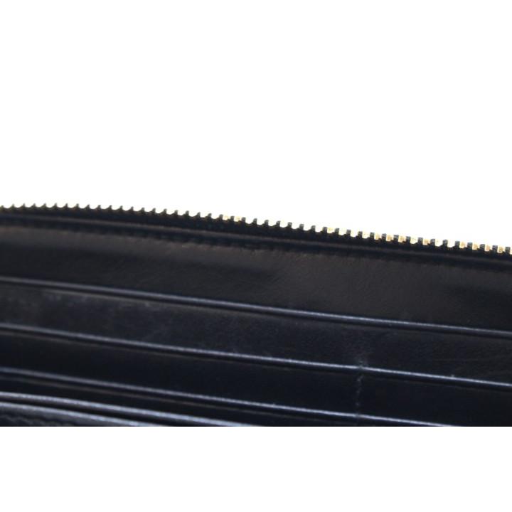 PRADA（プラダ） ラウンド長財布 ブラック ヴィッテロムーブ 長財布