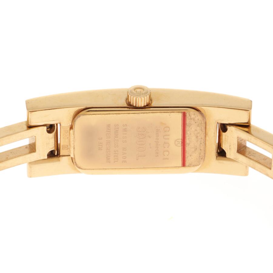 GUCCI（グッチ） 3900L 腕時計 ゴールドメッキ ブラック文字盤