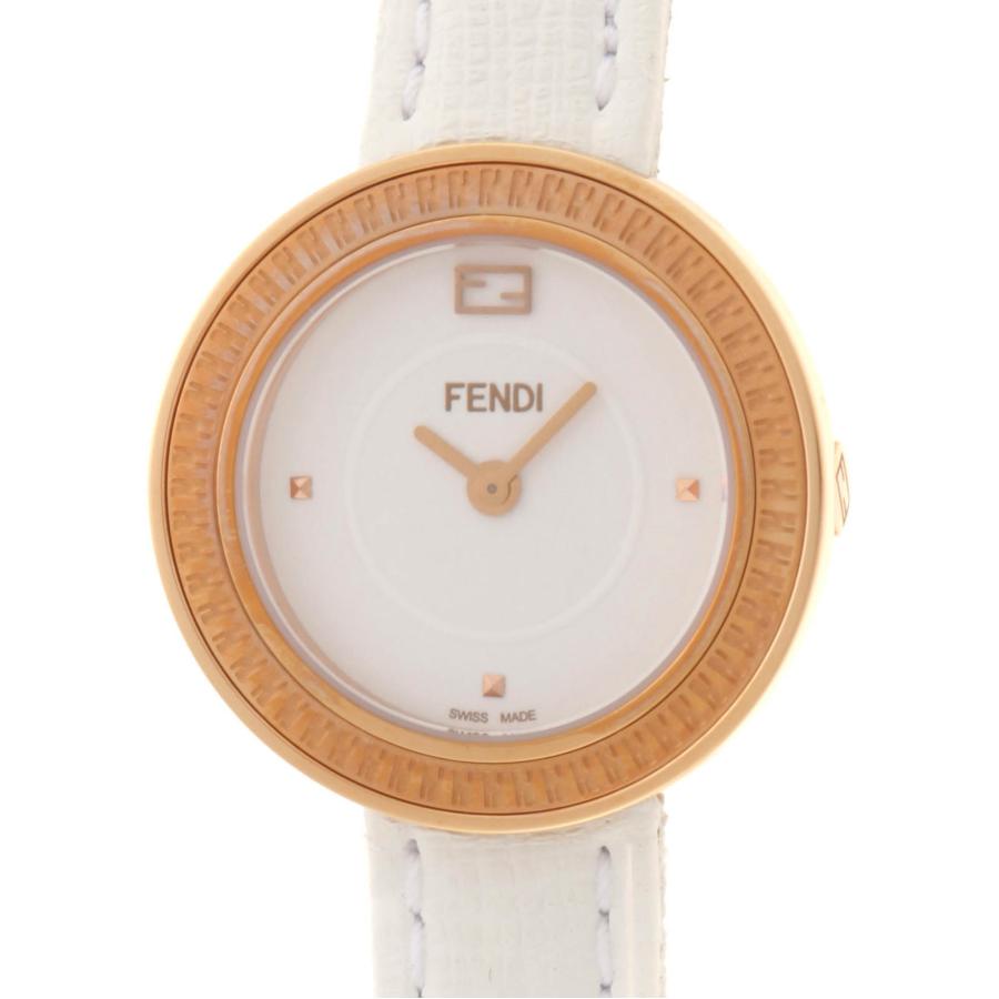 FENDI（フェンディ） マイウェイ 35000S クオーツ GP/レザー ホワイト 