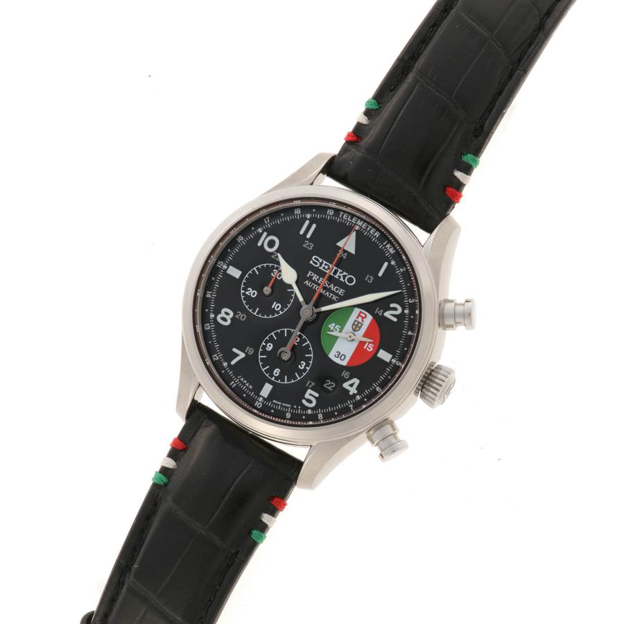 SEIKO　アナログ　腕時計 レザー SEIKO（セイコー） プレサージュ クロノグラフ 紅の豚コラボレーション