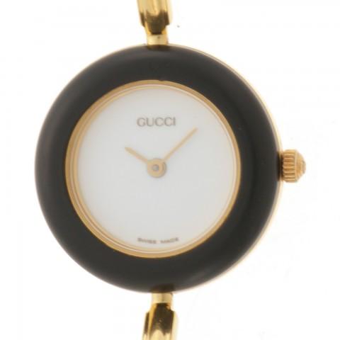 GUCCI（グッチ） チェンジベゼル 11/12.2 腕時計 GP/樹脂系 ホワイト