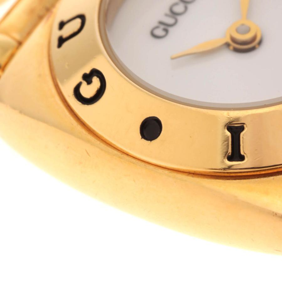 GUCCI（グッチ） 6400L 時計 クォーツ GP ホワイト レディース