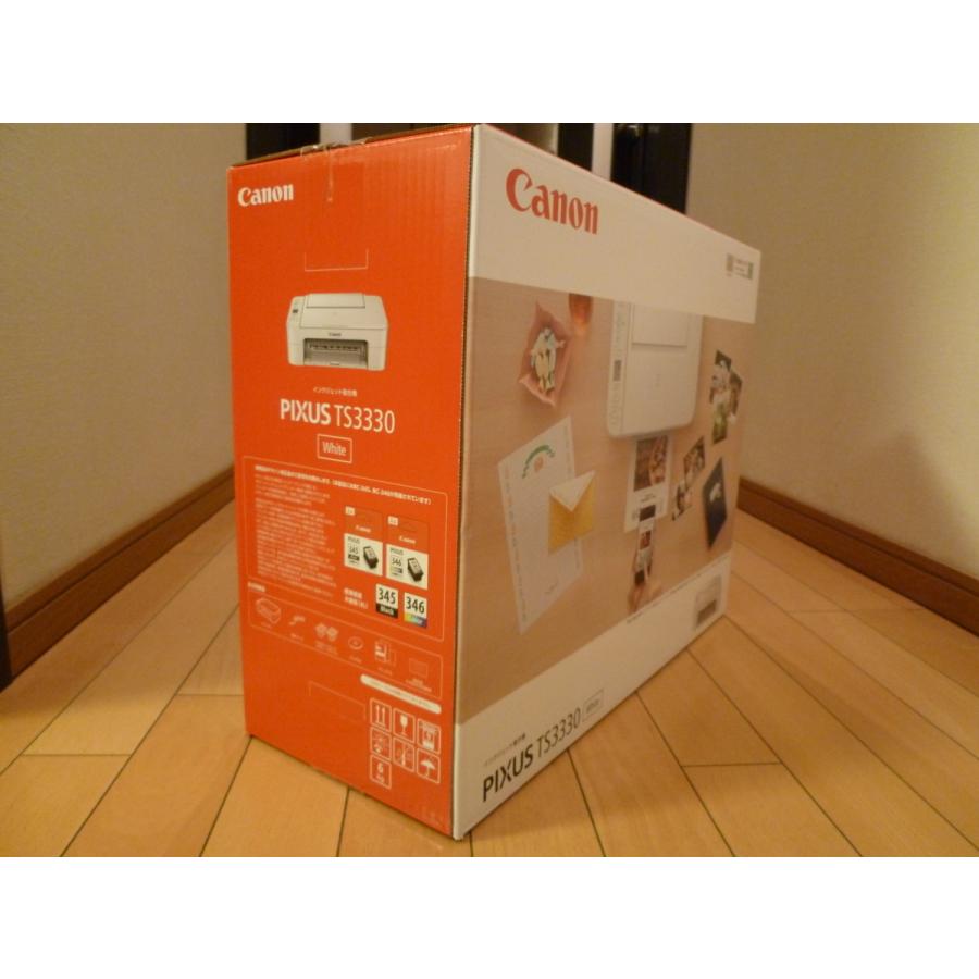 3台　新品未開封 ts3330 A4 インクジェットプリンター （White） キヤノン（Canon） キャノン プリンター A4インクジェット複合機 PIXUS
