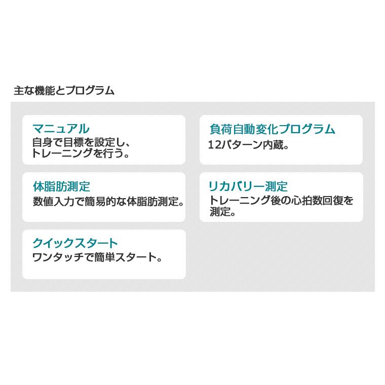 フィットネスバイク アップライトバイク 静音 連続使用120分 発電 エアロ 消費カロリー 電動 おすすめ マット付き 準業務用 DK-B11_9