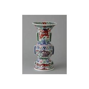 尊瓶　万暦竜紋　木箱入